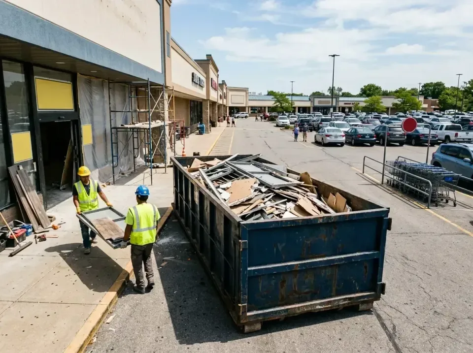retail-store-renovation-debris-003 — frequently asked questions, Roll-off Dumpster Rentals in American Falls, ID